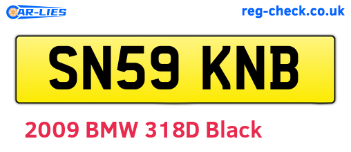 SN59KNB are the vehicle registration plates.
