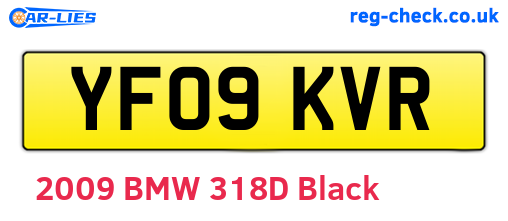 YF09KVR are the vehicle registration plates.
