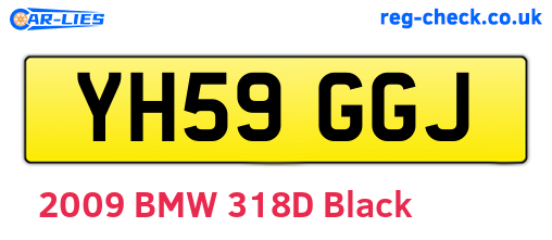 YH59GGJ are the vehicle registration plates.