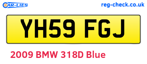 YH59FGJ are the vehicle registration plates.