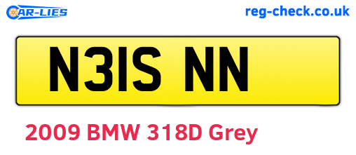 N31SNN are the vehicle registration plates.