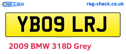 YB09LRJ are the vehicle registration plates.