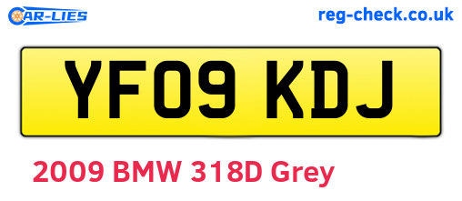 YF09KDJ are the vehicle registration plates.