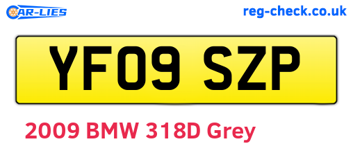 YF09SZP are the vehicle registration plates.