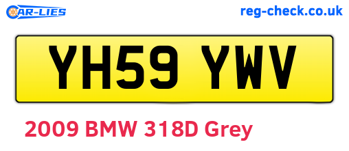 YH59YWV are the vehicle registration plates.