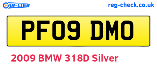 PF09DMO are the vehicle registration plates.