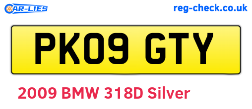 PK09GTY are the vehicle registration plates.