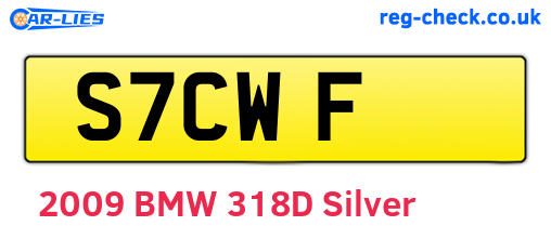 S7CWF are the vehicle registration plates.