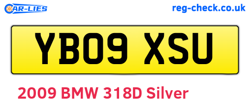 YB09XSU are the vehicle registration plates.
