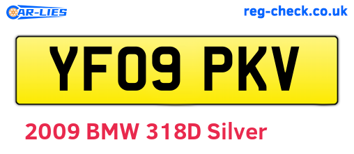 YF09PKV are the vehicle registration plates.