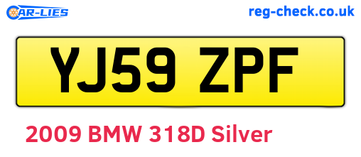 YJ59ZPF are the vehicle registration plates.
