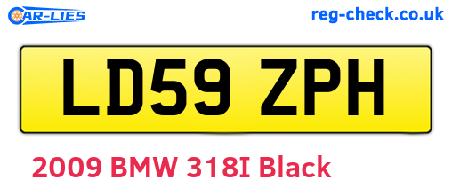LD59ZPH are the vehicle registration plates.