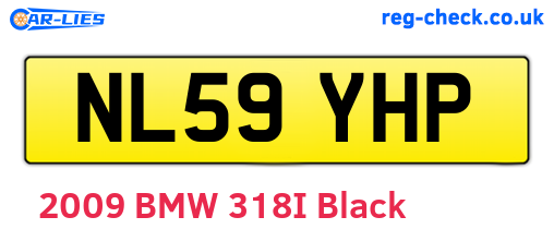 NL59YHP are the vehicle registration plates.