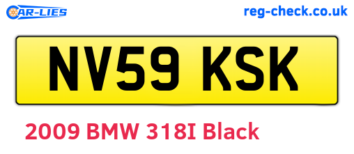 NV59KSK are the vehicle registration plates.
