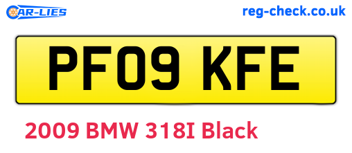 PF09KFE are the vehicle registration plates.