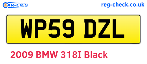 WP59DZL are the vehicle registration plates.