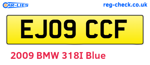 EJ09CCF are the vehicle registration plates.