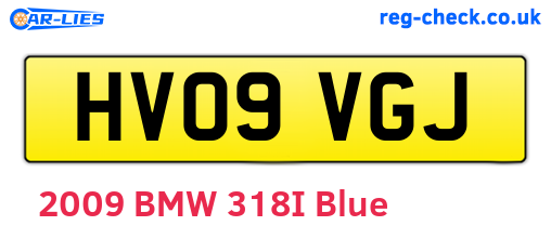 HV09VGJ are the vehicle registration plates.
