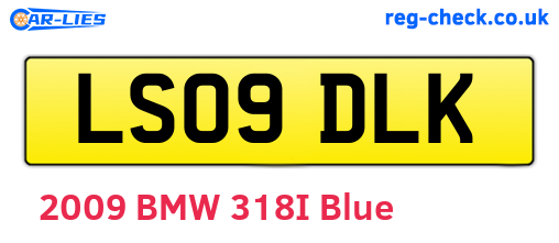 LS09DLK are the vehicle registration plates.