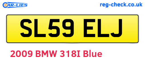SL59ELJ are the vehicle registration plates.