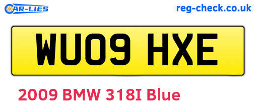 WU09HXE are the vehicle registration plates.