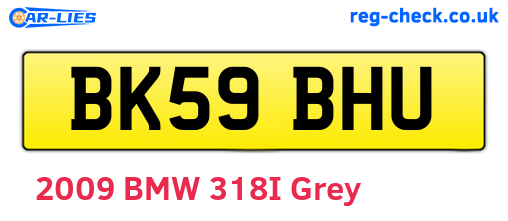 BK59BHU are the vehicle registration plates.