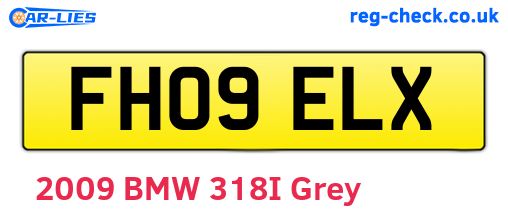 FH09ELX are the vehicle registration plates.