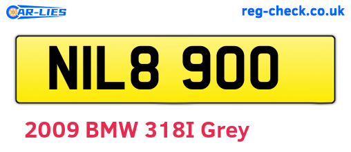 NIL8900 are the vehicle registration plates.