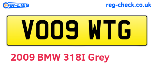 VO09WTG are the vehicle registration plates.