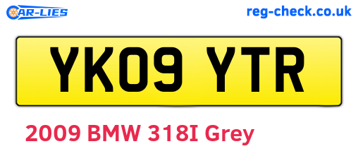 YK09YTR are the vehicle registration plates.