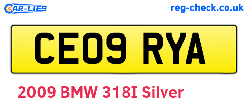 CE09RYA are the vehicle registration plates.