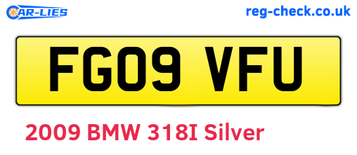 FG09VFU are the vehicle registration plates.