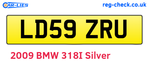 LD59ZRU are the vehicle registration plates.