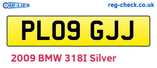 PL09GJJ are the vehicle registration plates.