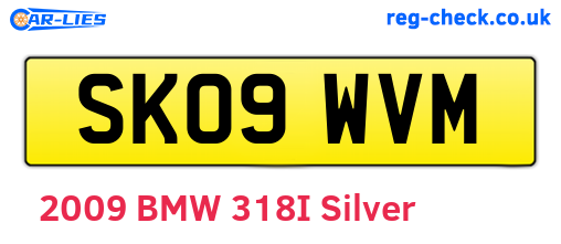 SK09WVM are the vehicle registration plates.