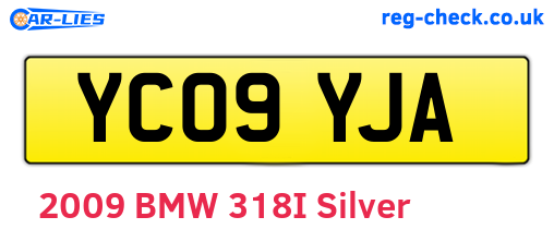 YC09YJA are the vehicle registration plates.