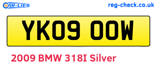 YK09OOW are the vehicle registration plates.