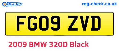 FG09ZVD are the vehicle registration plates.