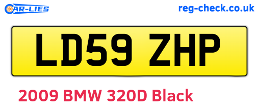 LD59ZHP are the vehicle registration plates.