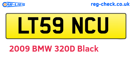 LT59NCU are the vehicle registration plates.