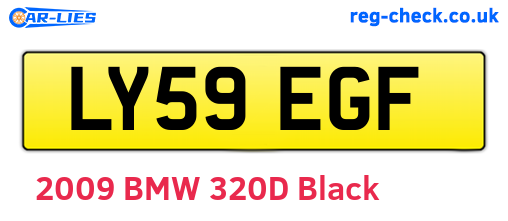 LY59EGF are the vehicle registration plates.