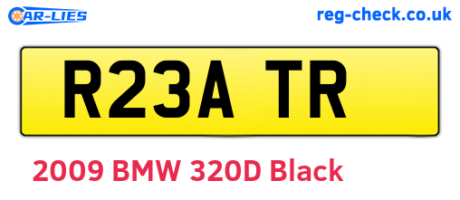 R23ATR are the vehicle registration plates.