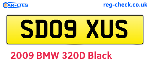 SD09XUS are the vehicle registration plates.
