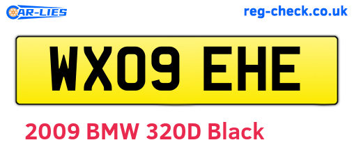 WX09EHE are the vehicle registration plates.
