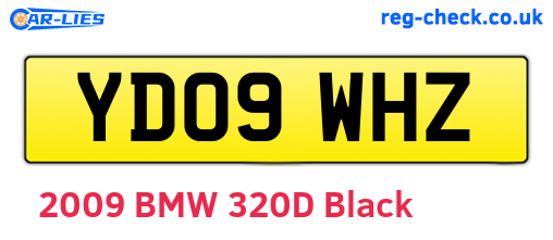 YD09WHZ are the vehicle registration plates.