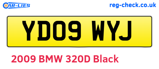 YD09WYJ are the vehicle registration plates.