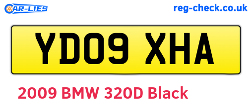 YD09XHA are the vehicle registration plates.