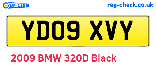 YD09XVY are the vehicle registration plates.