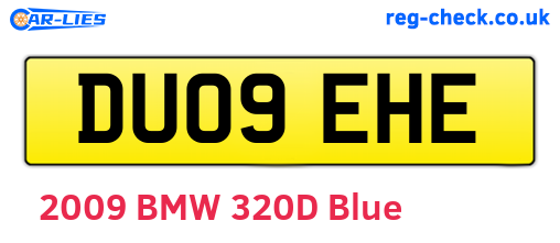 DU09EHE are the vehicle registration plates.