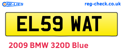 EL59WAT are the vehicle registration plates.